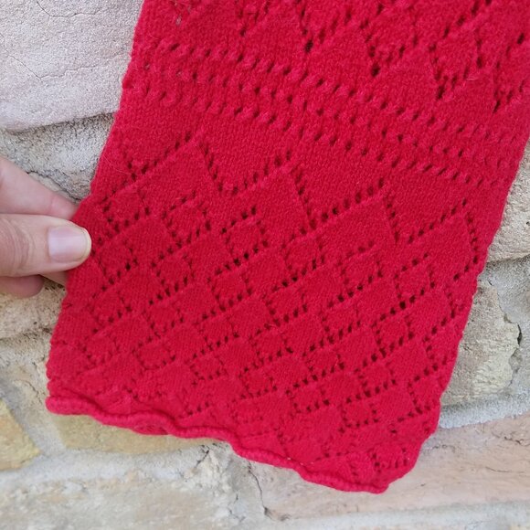 Forenza Red Knit Women's Large Sweater - Picture 4 of 5